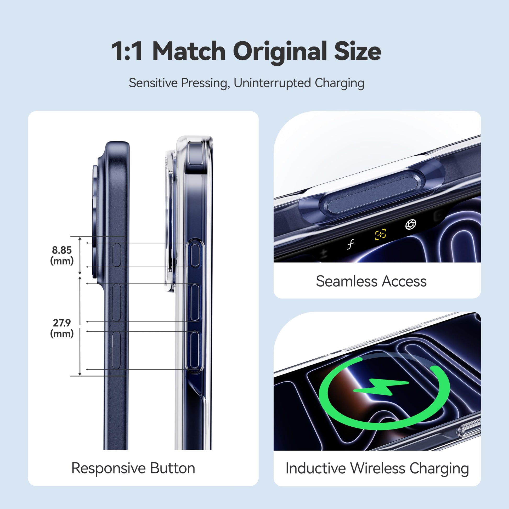 Crystal Clear iPhone 17 Case - Unmatched 3X Anti-Yellow Protection with Free Kickstand