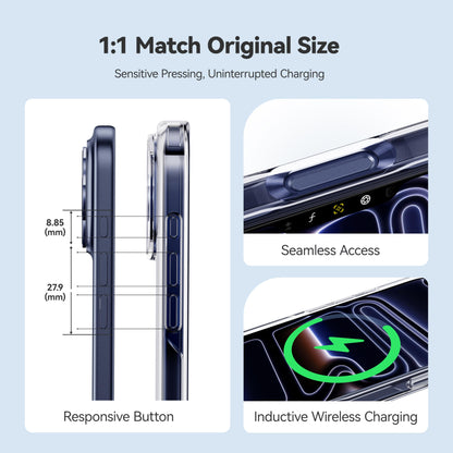 Crystal Clear iPhone 17 Case - Unmatched 3X Anti-Yellow Protection with Free Kickstand